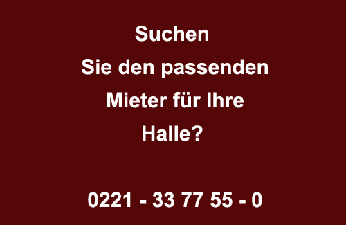 Wir vermitteln ihre Gewerbeimmobilie in Köln Bonn und Umgebung